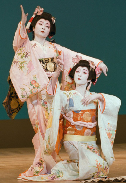 舞踊東明流「花の心」藤間繁美、直実 舞踊東明流「花の心」藤間繁美、直実