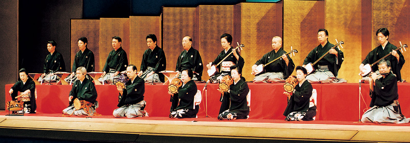 長唄「石橋」 杵屋喜澄(後列右から4人目) 長唄「石橋」 杵屋喜澄(後列右から4人目)